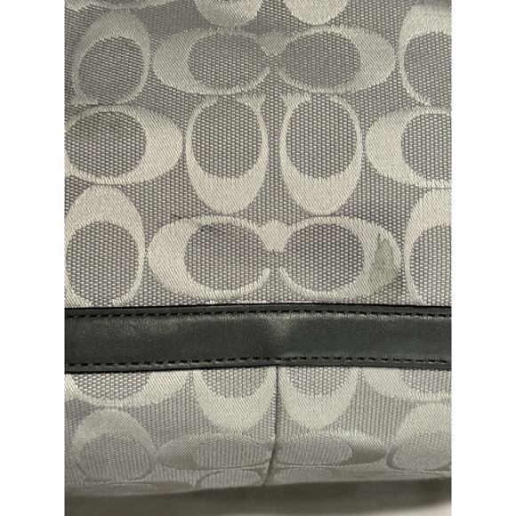 Coach F14934 Cricket Gray Signature Shoulder Bag Purse - Picture 10 of 11